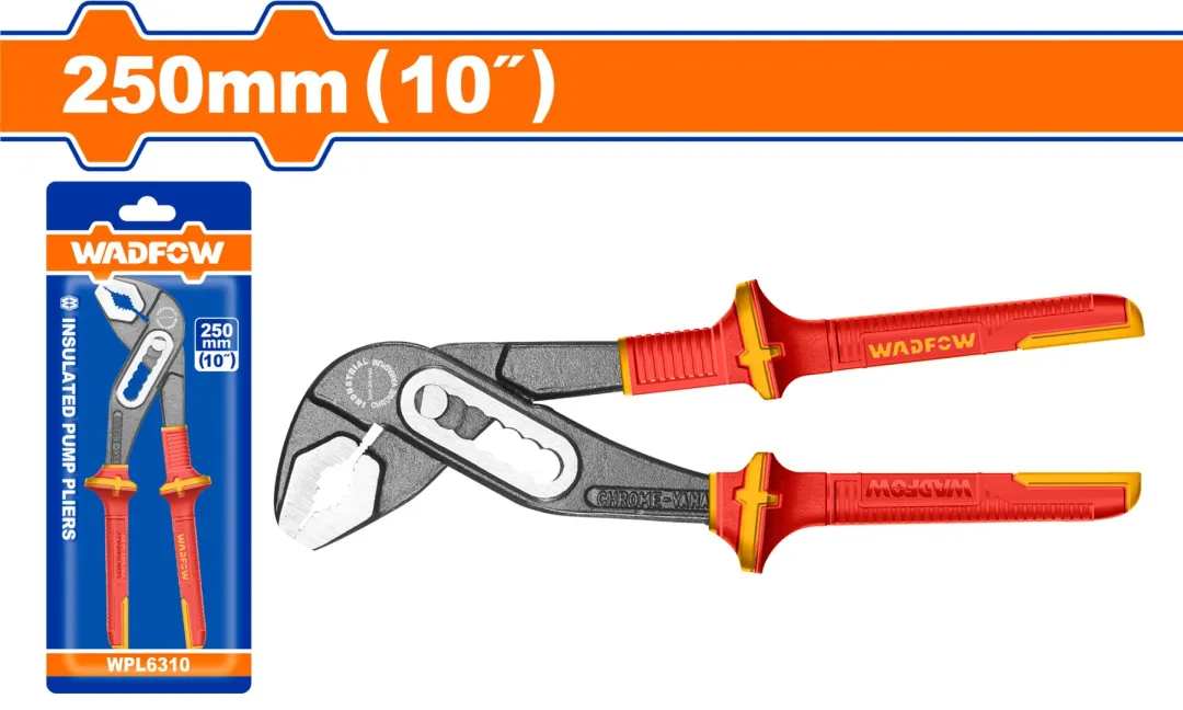 kìm ống nước cách điện 10"-Wadfow WPL6310