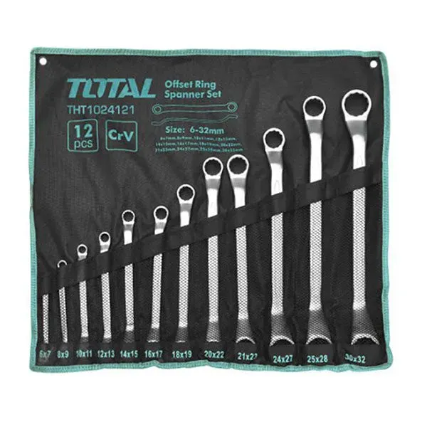 Bộ 12 cờ lê hai vòng 
(6-32mm)-TOTAL-THT1024121