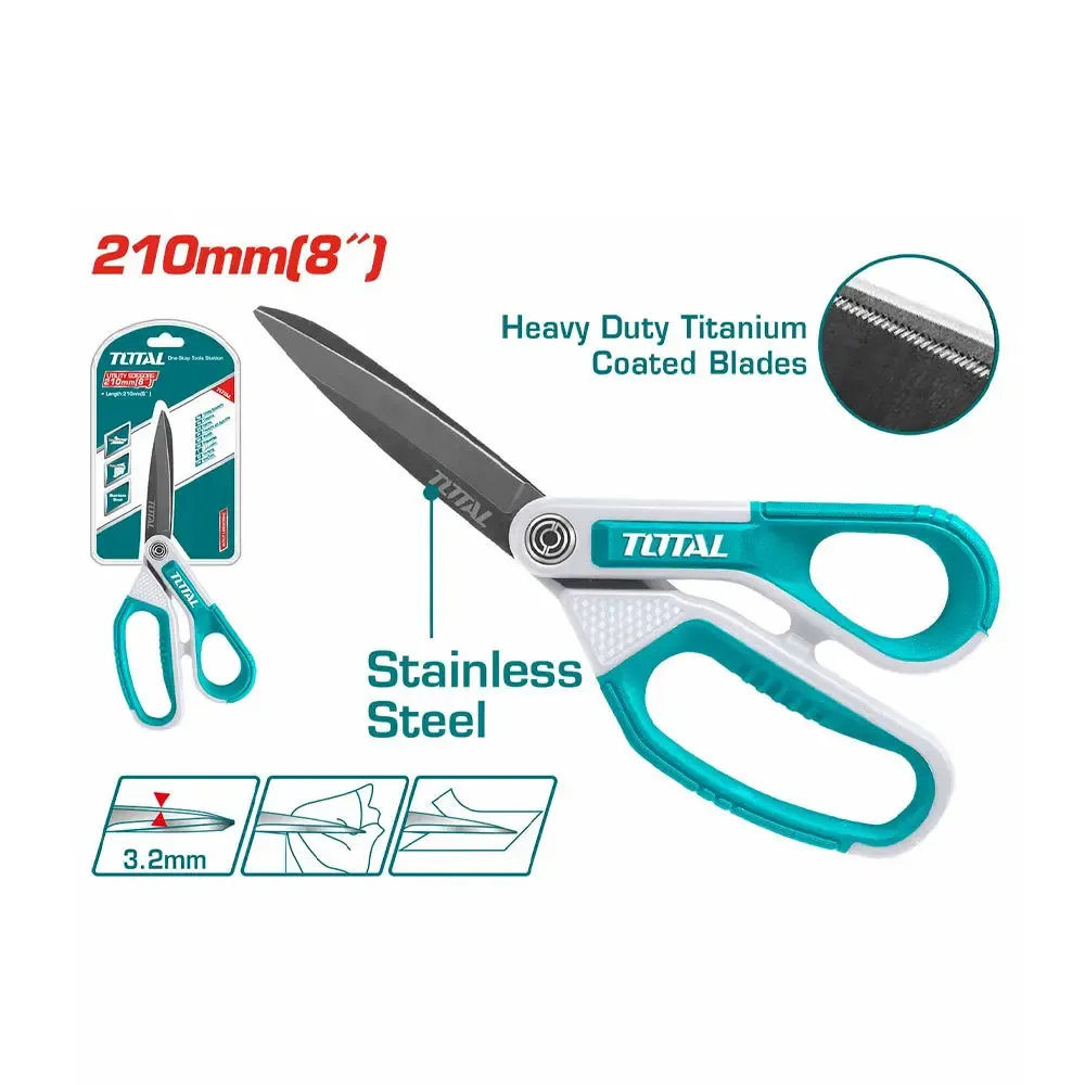Kéo tiện ích 210mm -TOTAL-THSCRS812108
