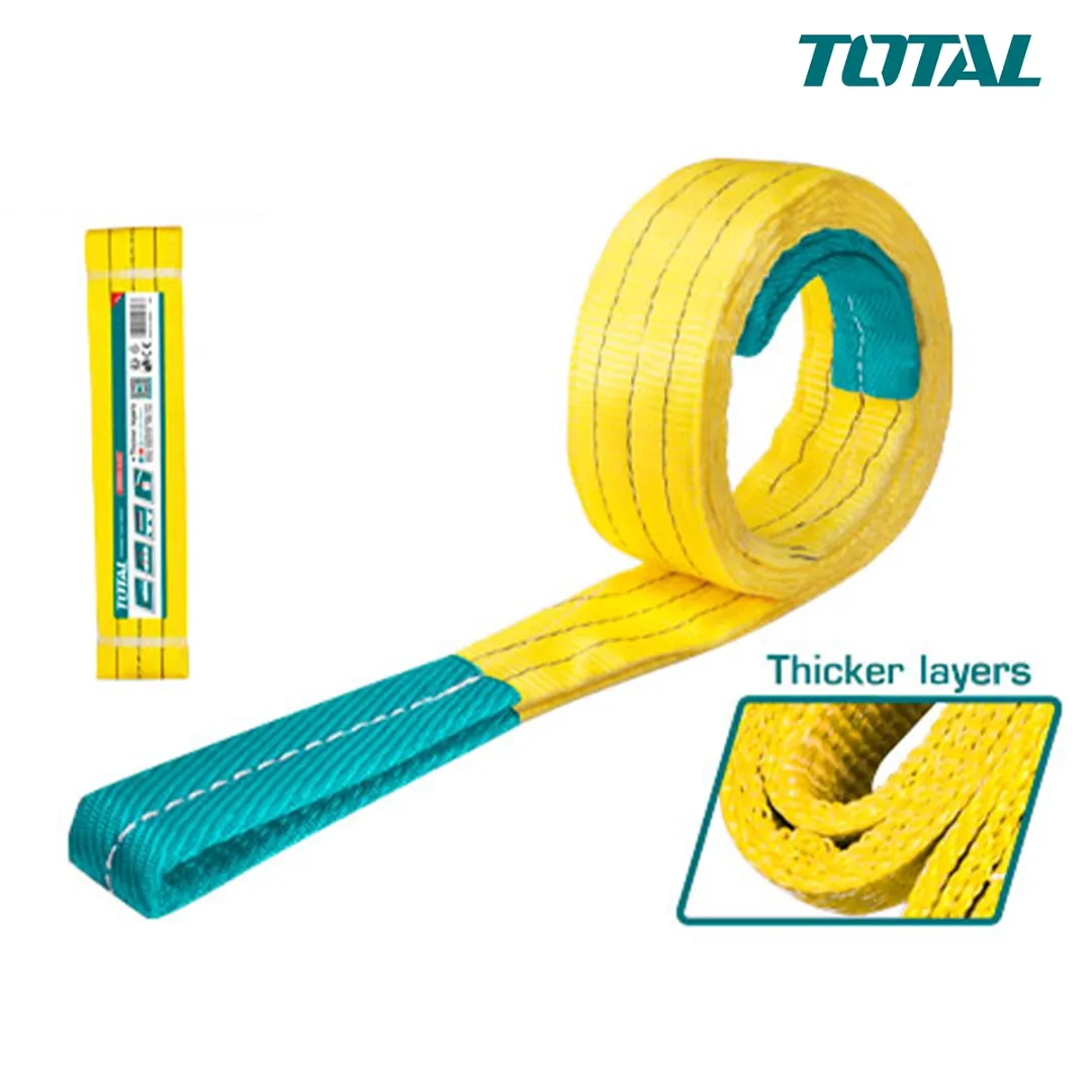 Dây cáp vải cẩu hàng vàng 3Tx5m -TOTAL-THTWS0305