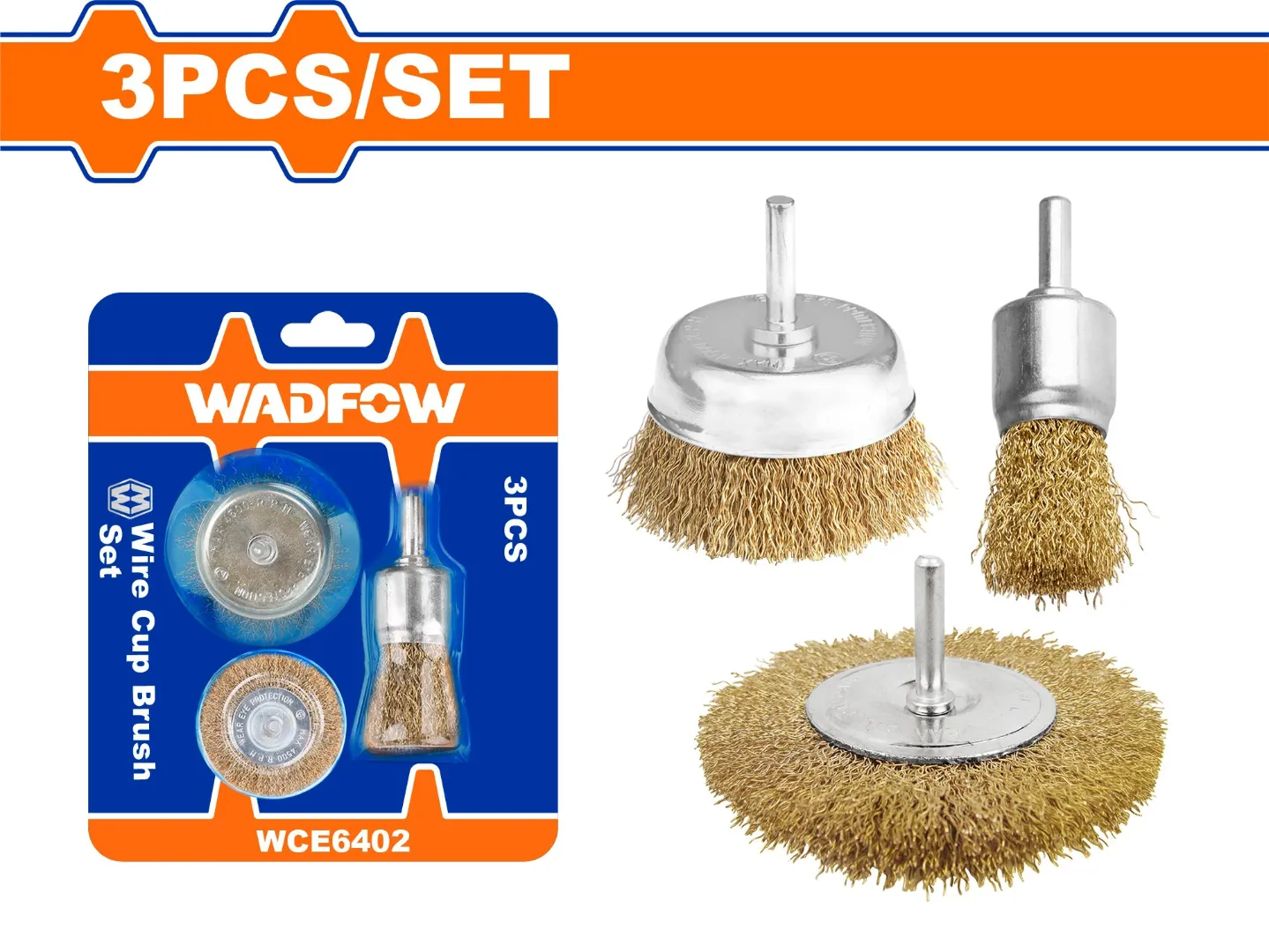 Bộ 3 bánh cước 1",2" Wadfow  WCE6402