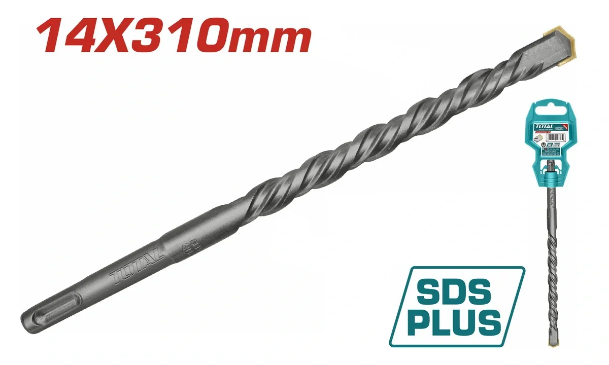Mũi khoan bt gài 4 cạnh (14*310) -TOTAL-TAC311404C