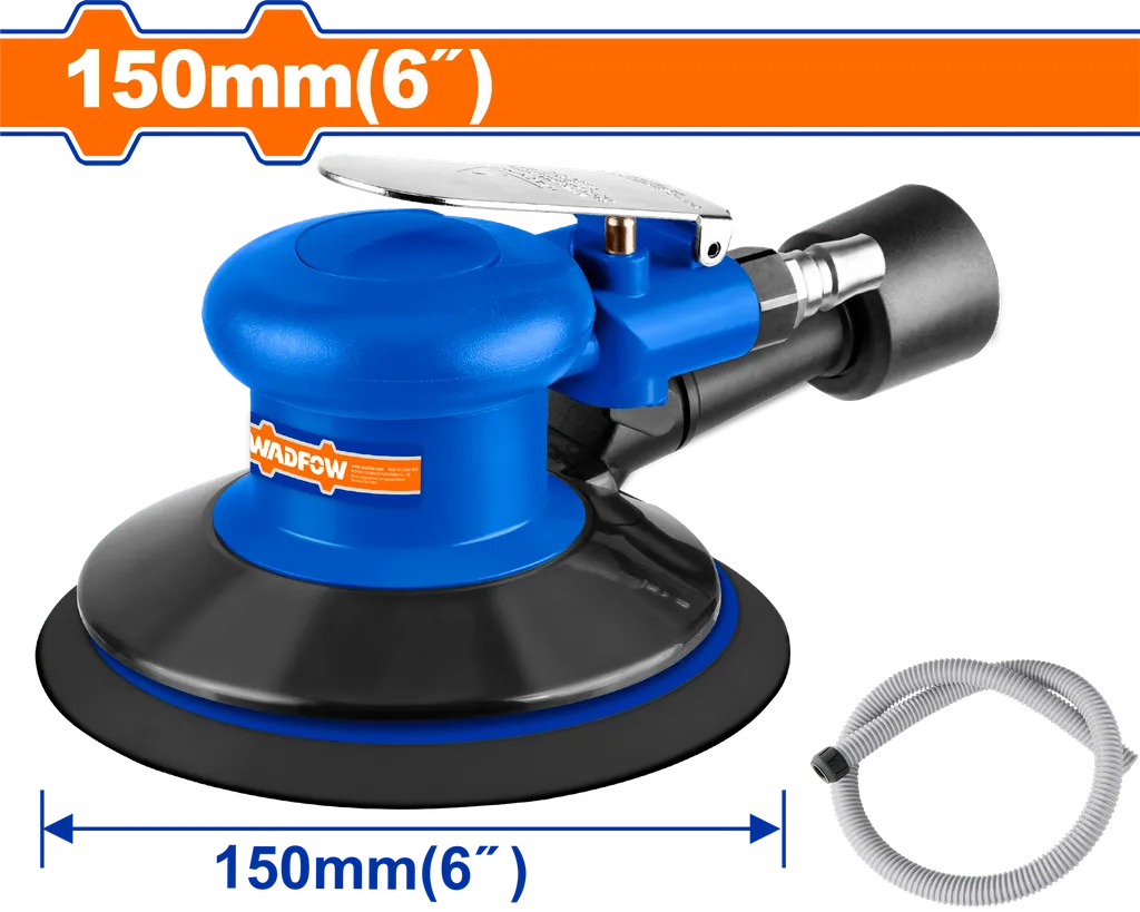 Máy chà nhám tròn dùng khí 150mm (không gồm đầu cắm nhanh) Wadfow WAT2505