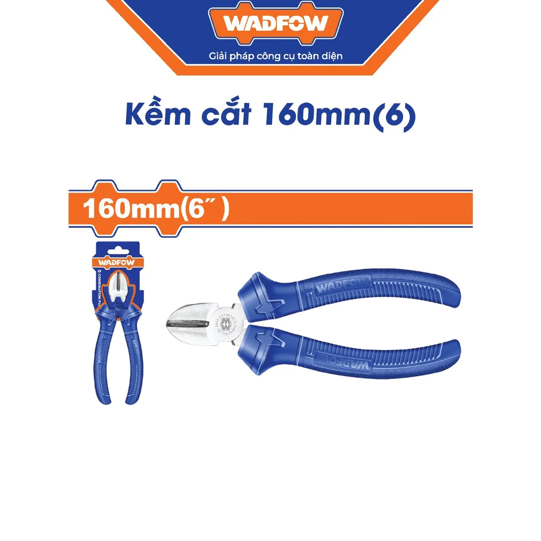 Kìm cắt 160mm(6")-Wadfow WPL3C26