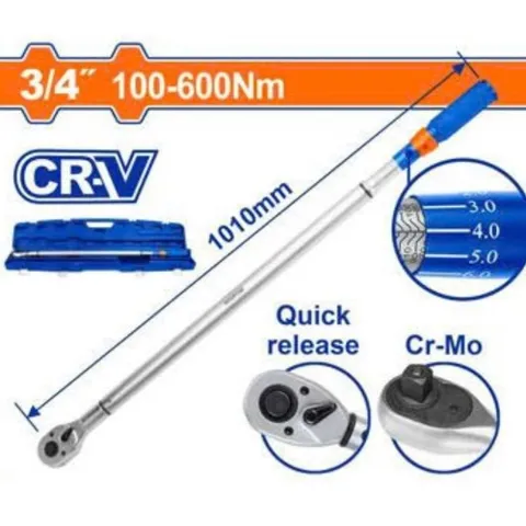 Cờ lê lực 100-600Nm-Wadfow WWQ3D34