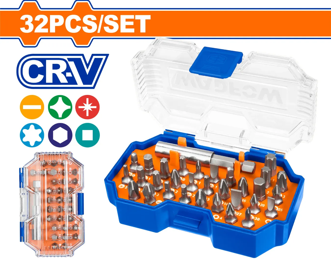 Bộ 32 mũi bắt vít đa năng-Wadfow WBS3B32