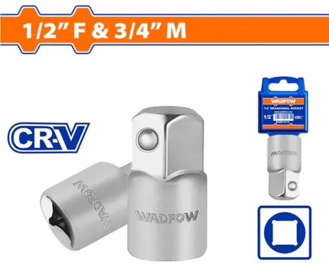 Đầu tuýp chuyển đổi 1/2"F&3/4"M-Wadfow WSC9212