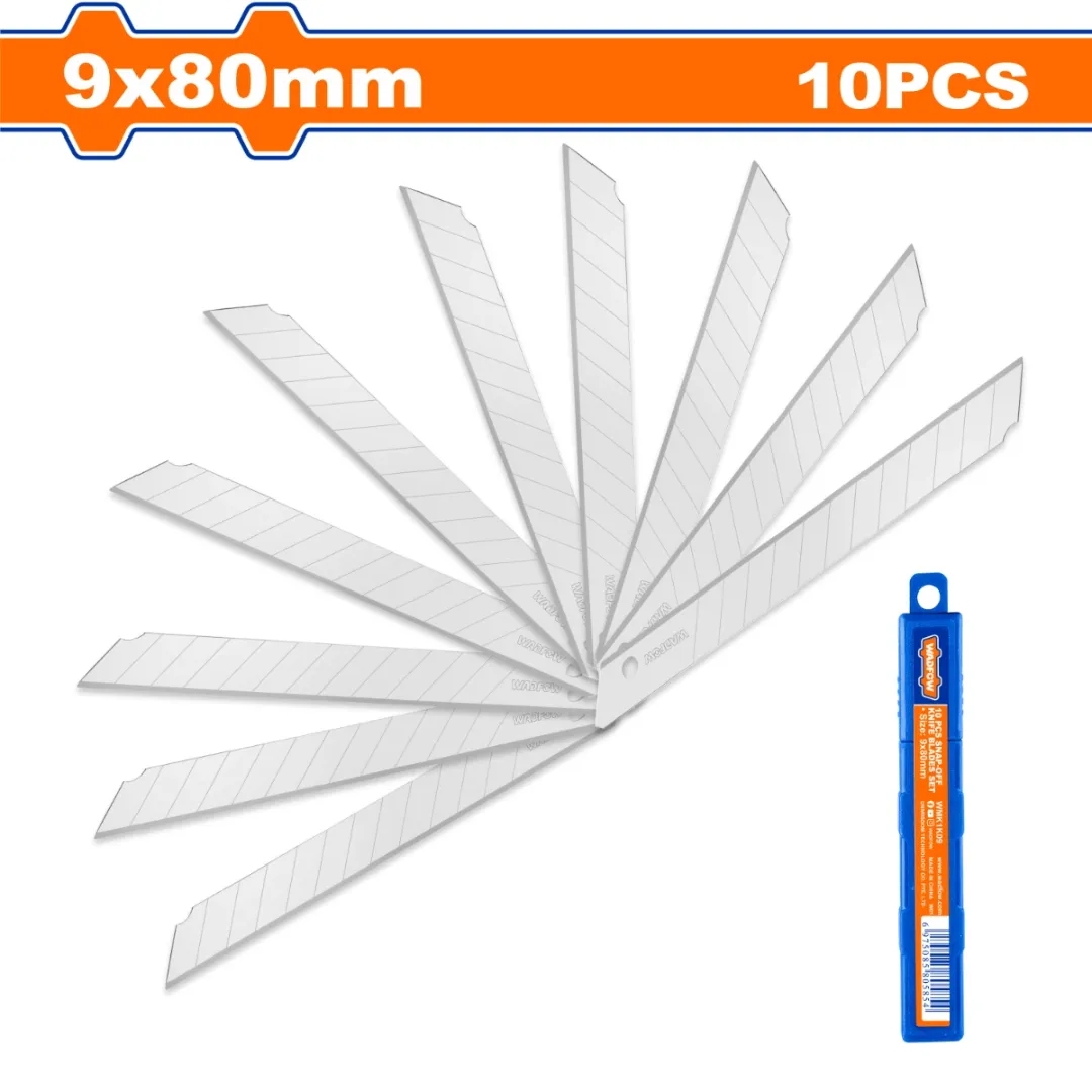 Bộ 10 lưỡi dao rời 9x80mm-Wadfow WMK1K09