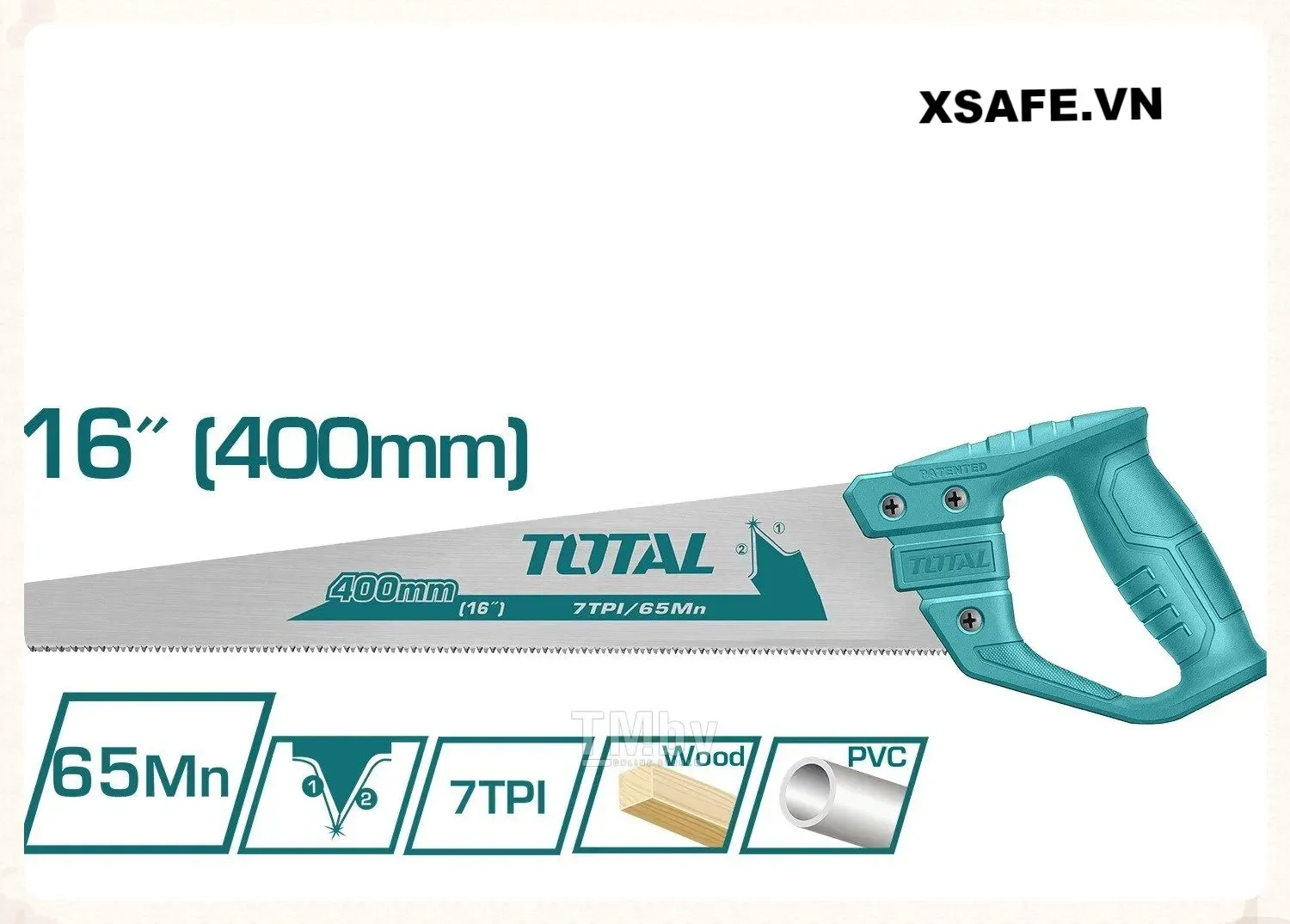 Cưa tay lá liễu (16") -TOTAL-THT551663D