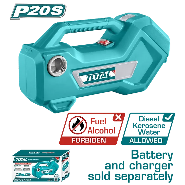 Máy bơm hút chất lỏng dùng pin 20V -TOTAL-TTPLI2001
