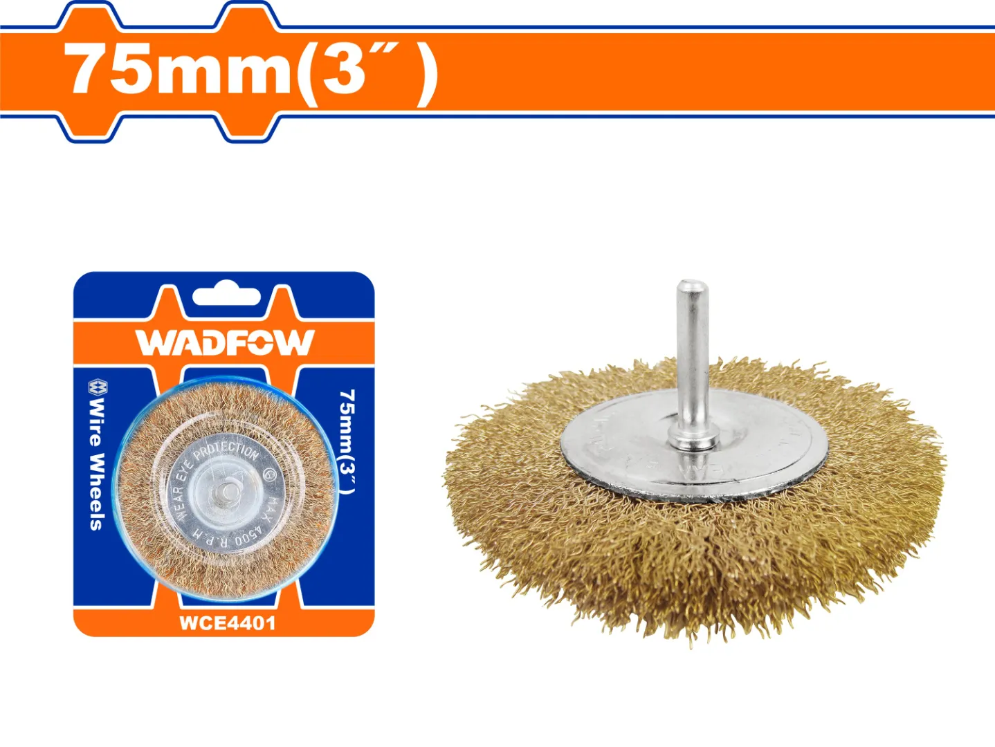 Bánh cước 75mm(4") Wadfow  WCE4401