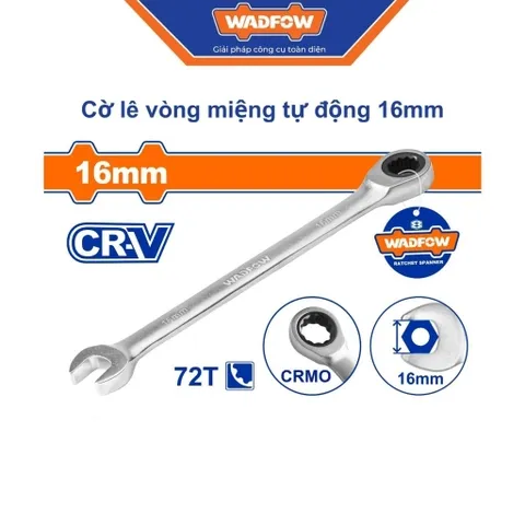 Cờ lê vòng miệng tự động 16mm-Wadfow WSA5116