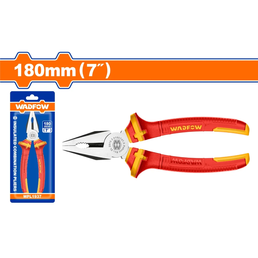 kìm răng cách điện 7"-Wadfow WPL1937