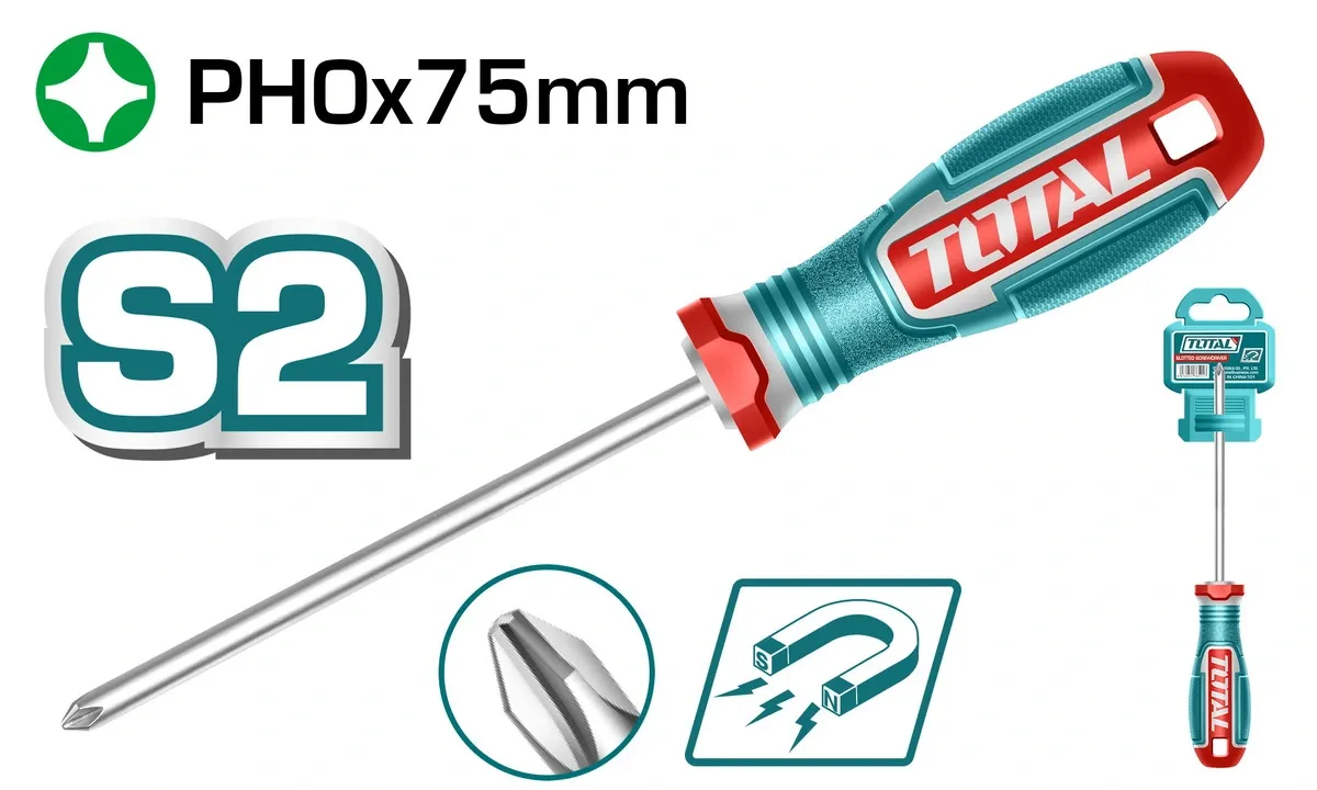 Tua vít bake 3.0x75mm -TOTAL-TSDPH0075