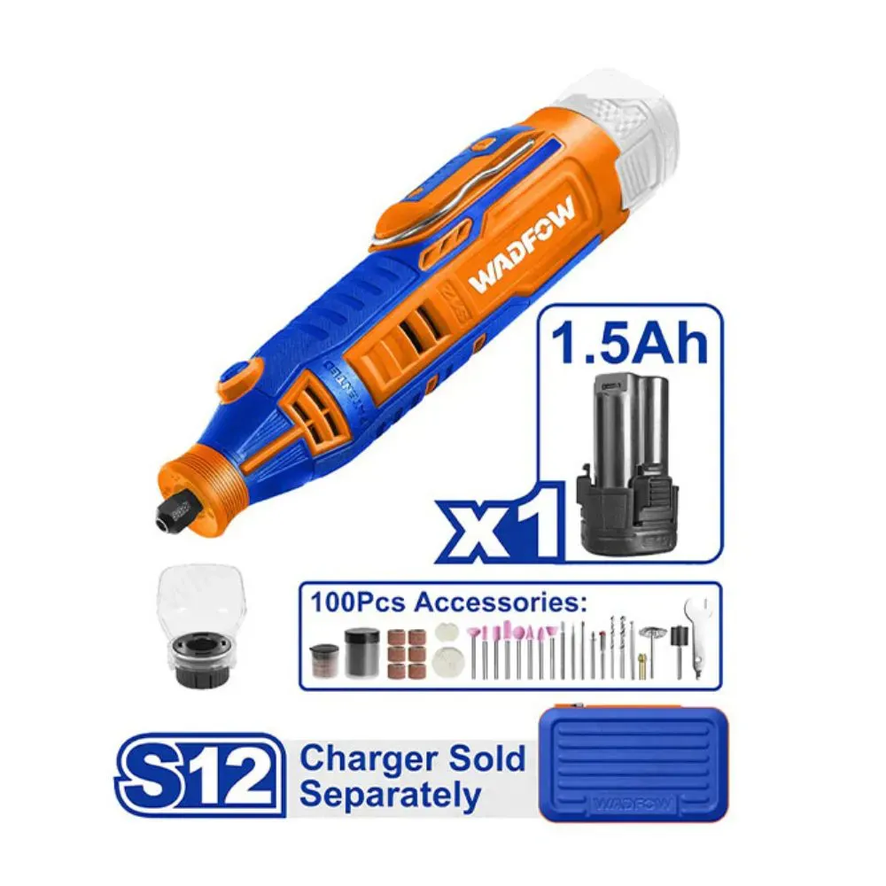 Máy mài khuôn mẫu dùng pin 12V (không kèm dây & đầu sạc) Wadfow  WRY1M121
