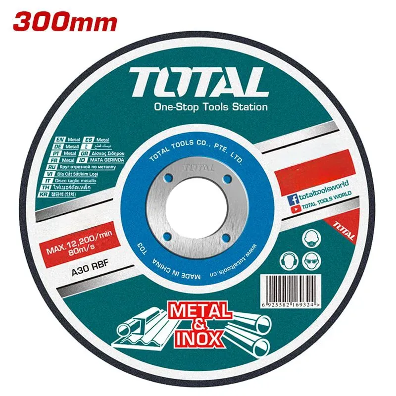 Đĩa cắt 
kim loại 
300mm -TOTAL-TAC2213001SA