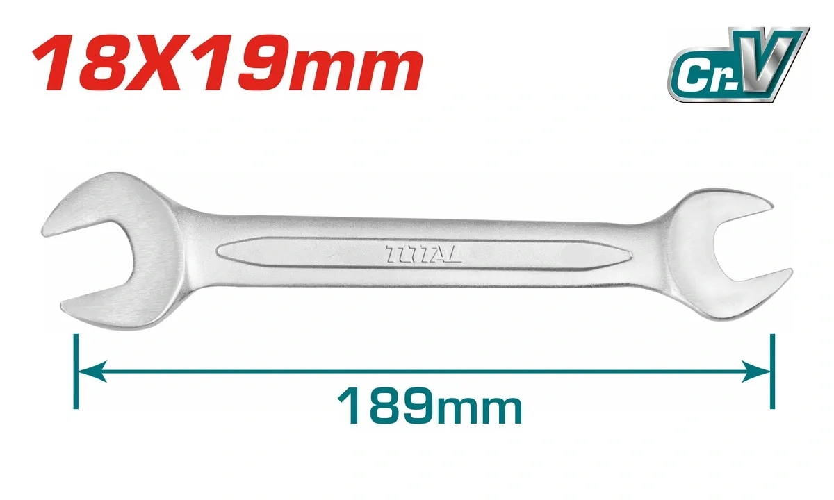 Cờ lê 2 miệng (18x19mm) -TOTAL-TDOES18191