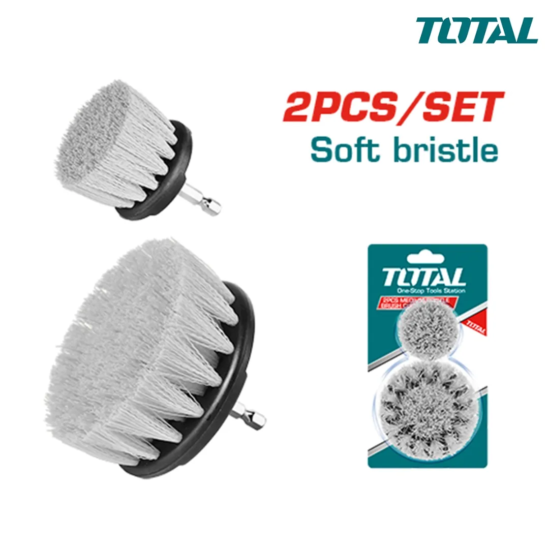Bộ 2 bàn chải sợi mềm 2 inch & 3.5 inch -TOTAL-TACS3235
