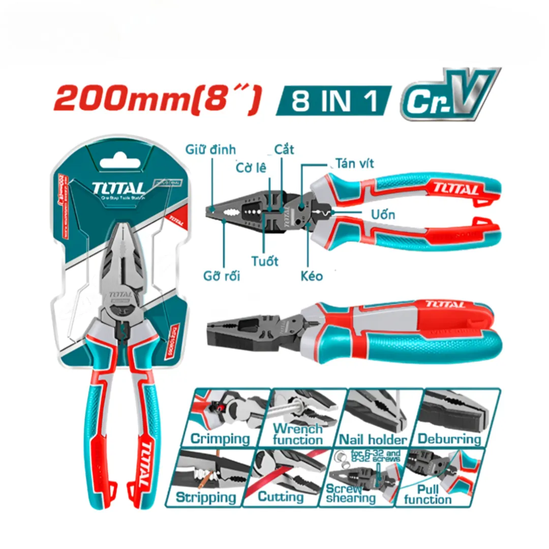 Kềm răng đa chức năng 8 trong 1-TOTAL-THTMF186