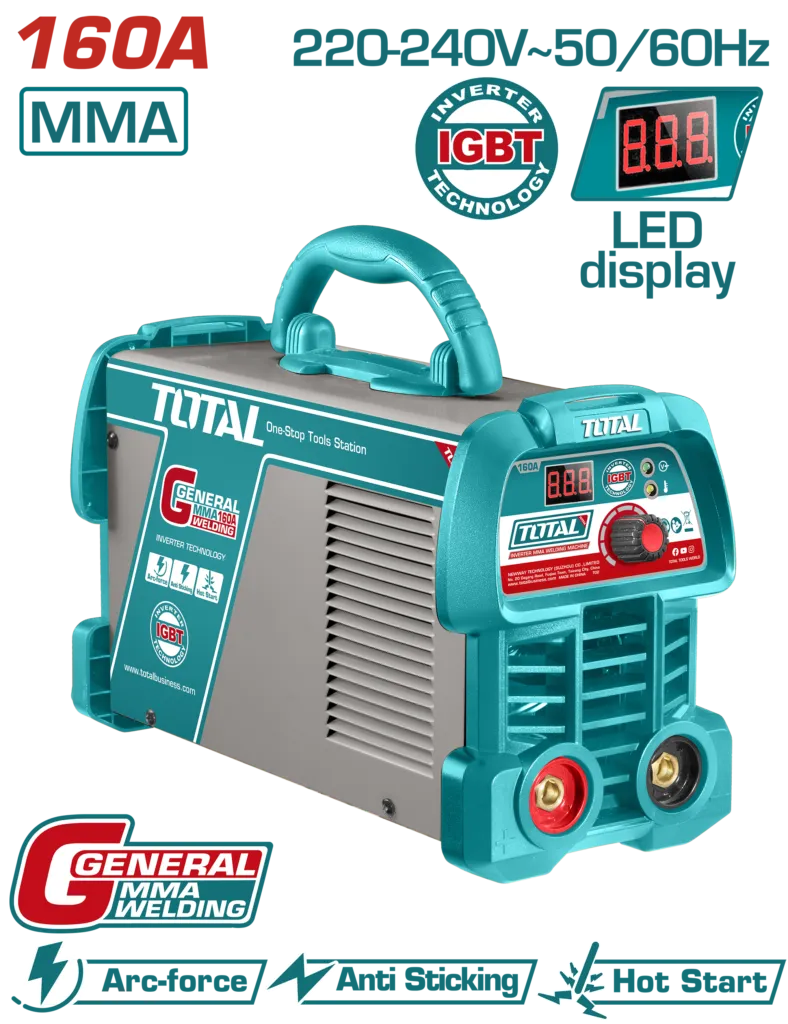 Máy hàn điện tử Inverter MMA 160A/78V-TOTAL-TW216059