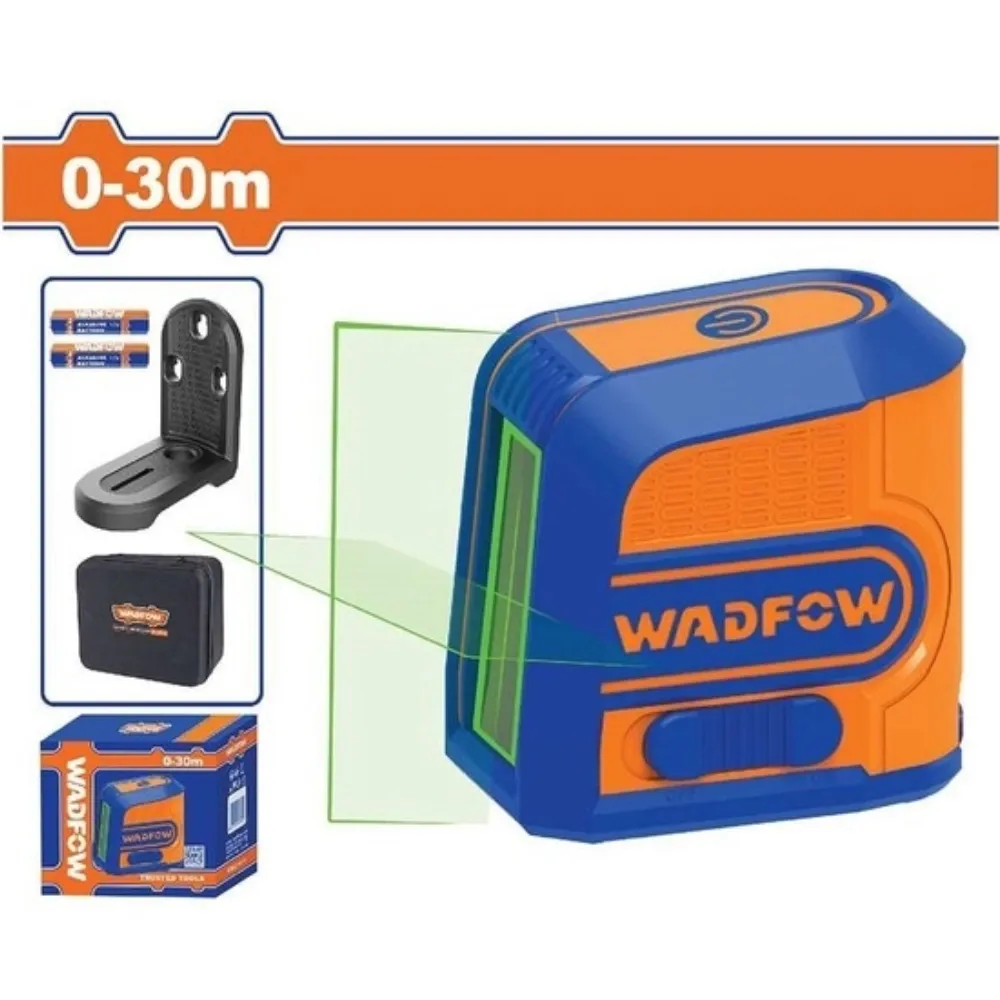Máy cân bằng tia lade 2 tia xanh 0-30m Wadfow WLE2M03