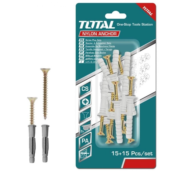 Bộ  tắt kê neo 3.5x70mm -TOTAL-WJNAK3507012