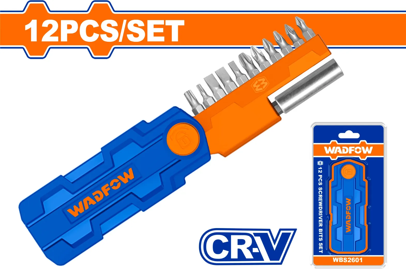 Bộ 12 mũi bắt vít từ-Wadfow WBS2601