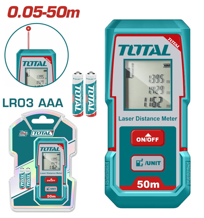 Máy đo khoảng cách tia laser  -TOTAL-TMT55016