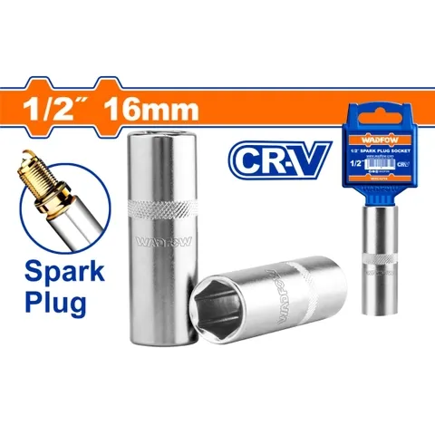 Đầu tuýp mở bugi 16mm-Wadfow WSC4216