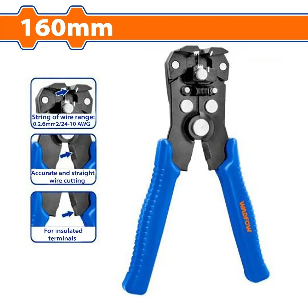 Dụng cụ tuốt dây tự động 160mm-Wadfow WBQ3606