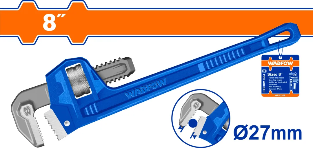 Mỏ lết mở ống 8"-Wadfow WPW1108