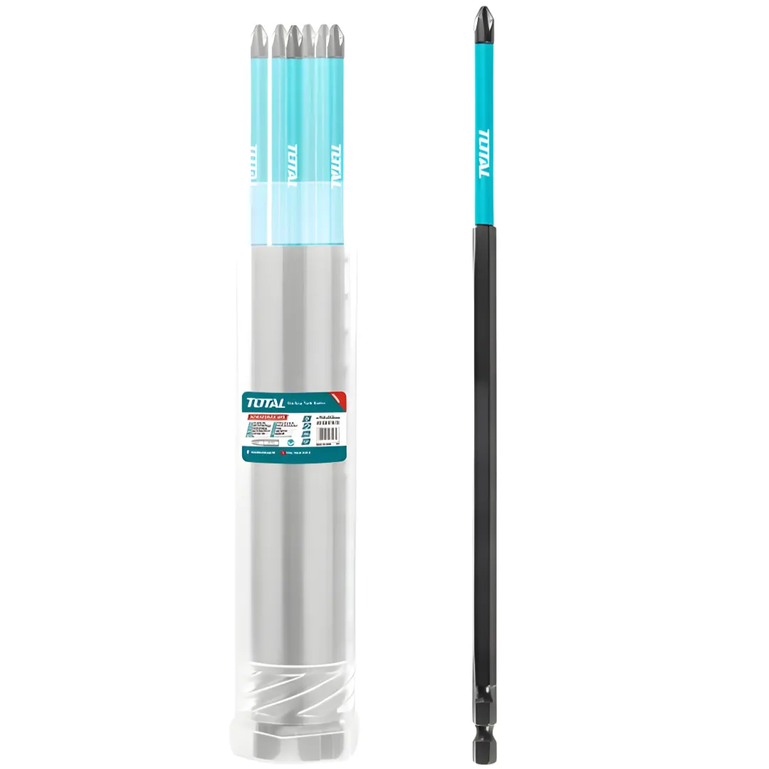 Bộ 10 mũi bắt vít PH2x250mm-TOTAL-TACIM16PH2103