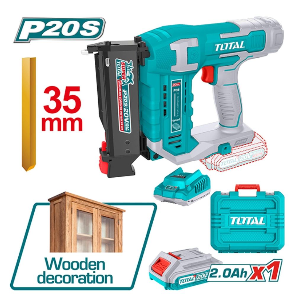 Máy bắn đinh ghim dùng pin 20V -TOTAL-TCBNLI3606