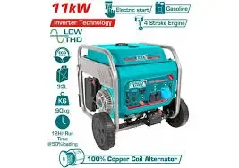 Tổ máy phát điện dùng xăng biến tần 11kW-TOTAL-TP3120006