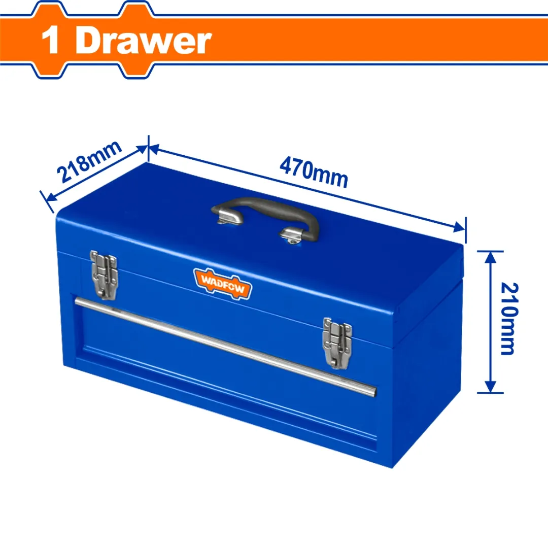 Hộp sắt đựng đồ nghề có ngăn kéo 470x218x210mm-Wadfow WTB8A22
