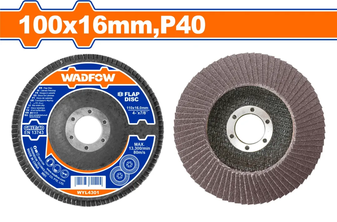 Nhám xếp nâu 100x16mm, P40 WADFOW WYL4301