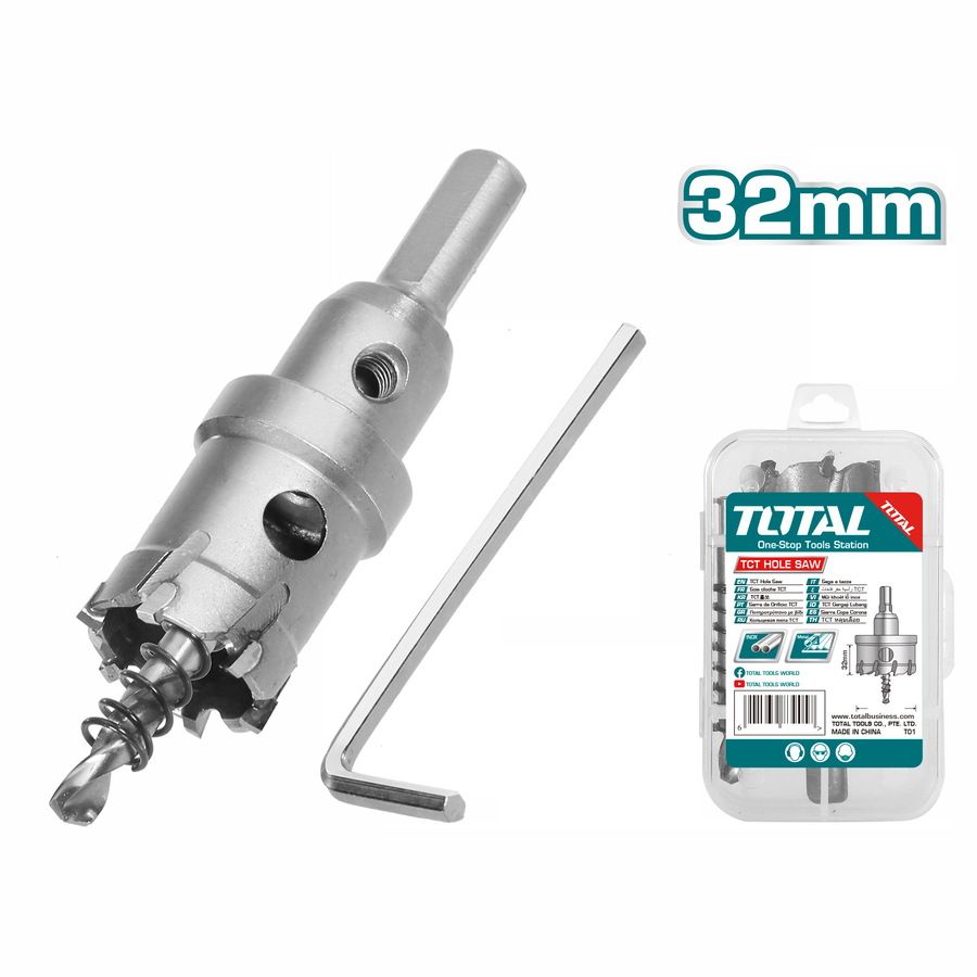Mũi khoét lỗ răng hợp kim TCT 32mm -TOTAL-TAC48321