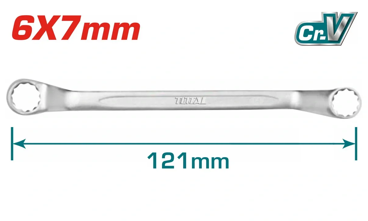 Cờ lê 2 vòng (6x7mm) -TOTAL-TORSP06071