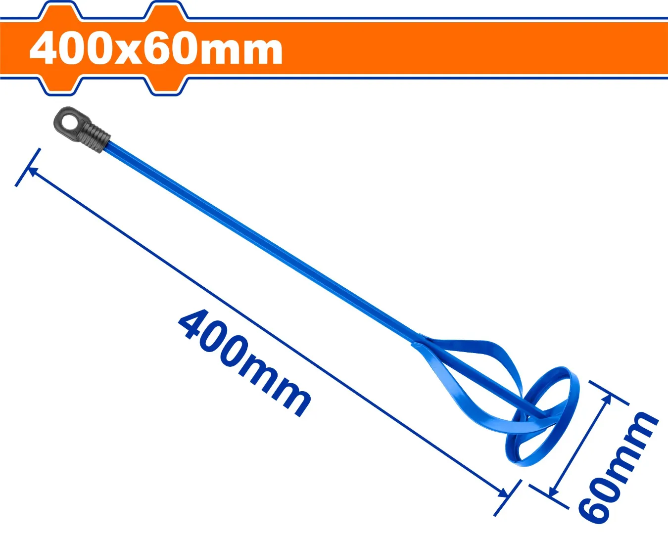 Cần trộn sơn 400x60mm Wadfow WXE2306