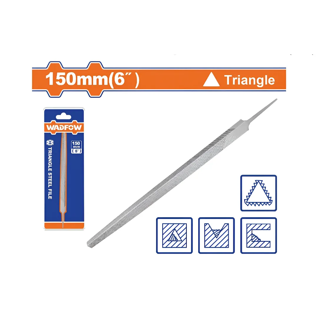 Giũa thép tam giác 150mm(6")-Wadfow WFE1656