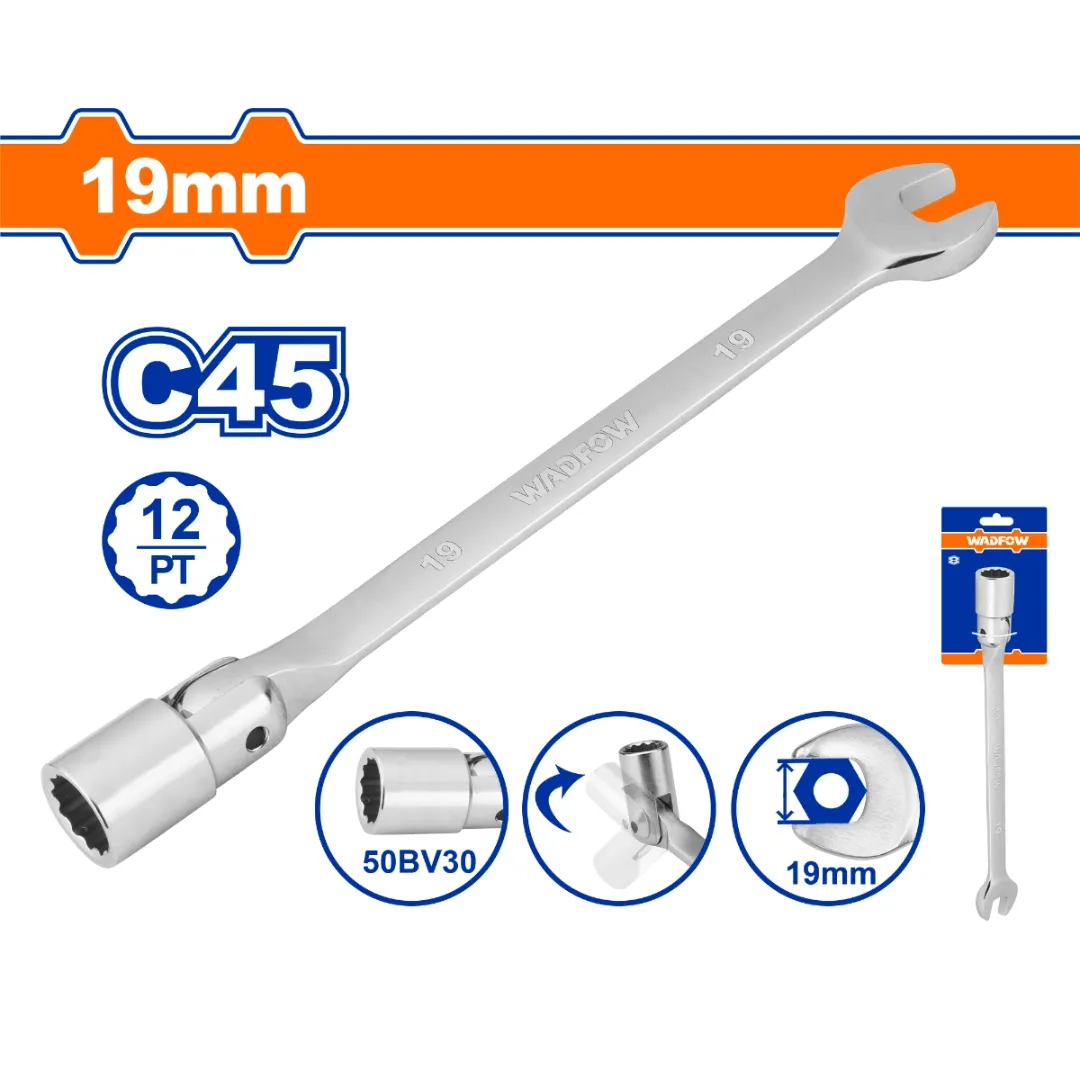 Cờ lê tuýp lắc léo 19mm-Wadfow WTH1E19