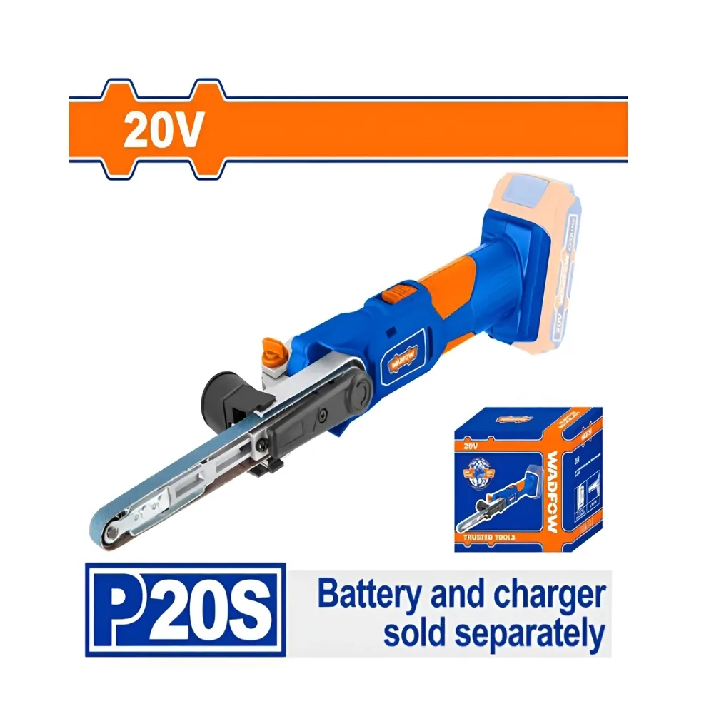 Máy chà nhám đai mini dùng pin 20V (không kèm pin sạc) Wadfow  WLBS1501