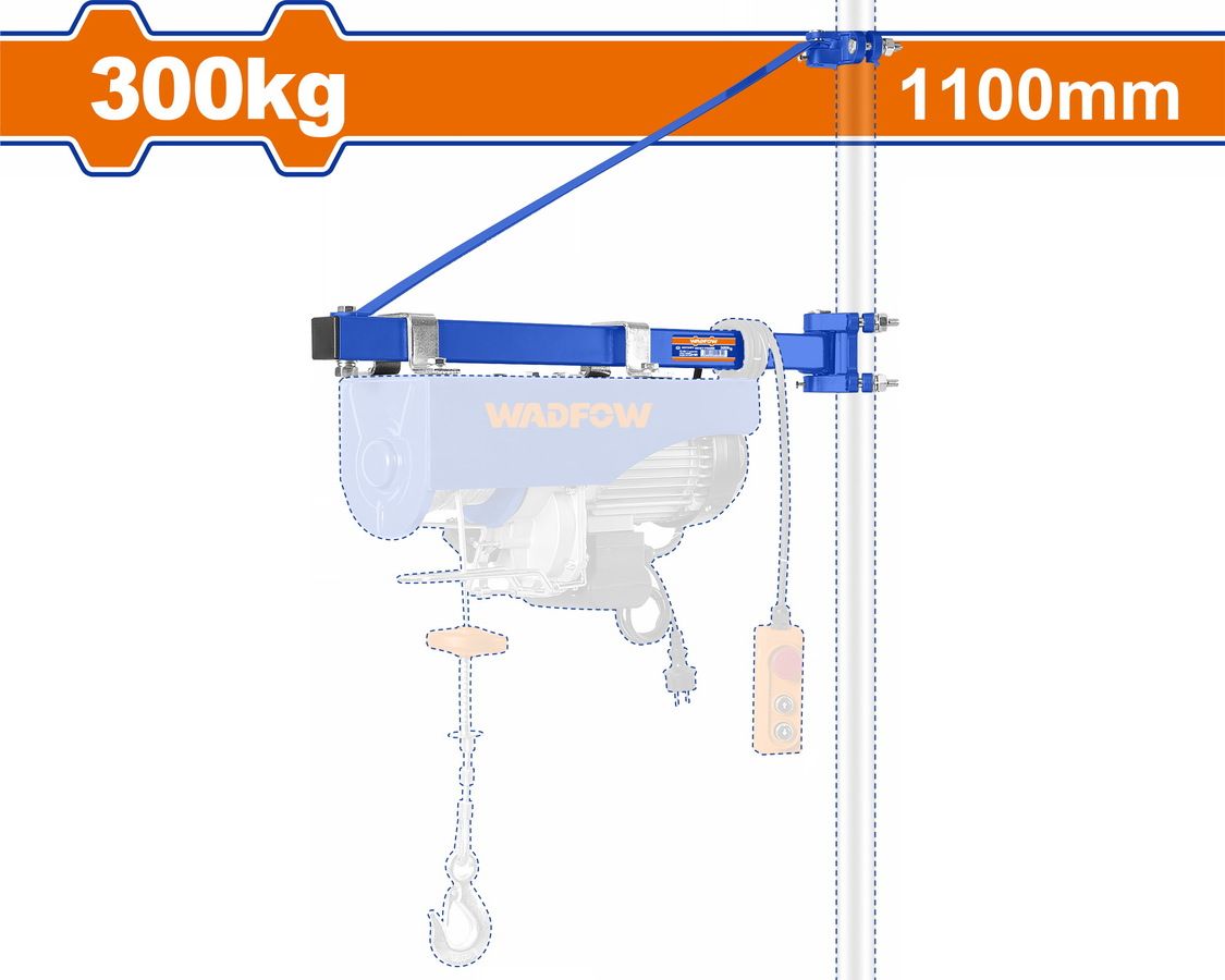 Khung đỡ máy tời điện 300kg Wadfow WETS1A02