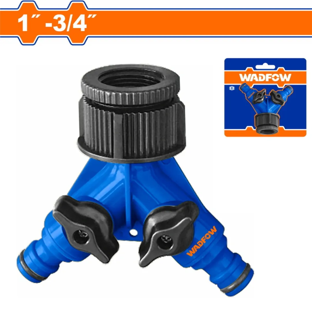 Đầu nối ống nhựa 1" và 2 đầu 3/4" Wadfow WHHC1202