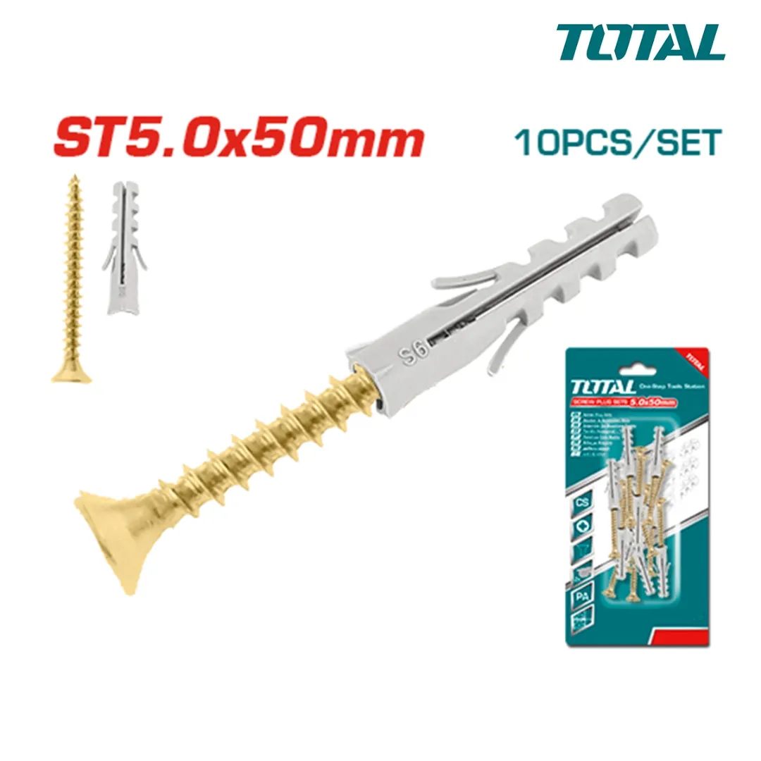 Bộ 10 tắc kê vít ST5.0x50mm -TOTAL-WJSPK5005512