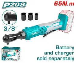 Máy siết buloong góc dùng pin 20V (không kèm pin & sạc)-TOTAL-TDRLI2060151