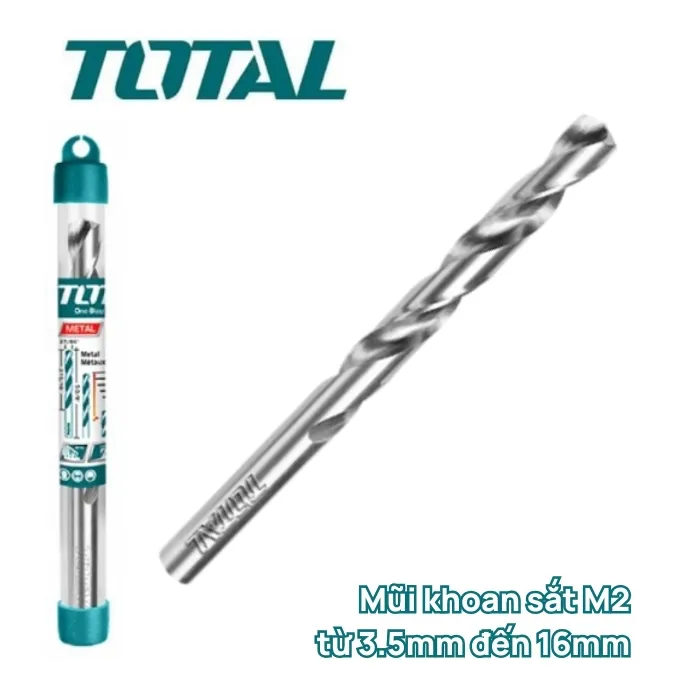 Mũi khoan sắt M2 (9mm) -TOTAL-TAC110901
