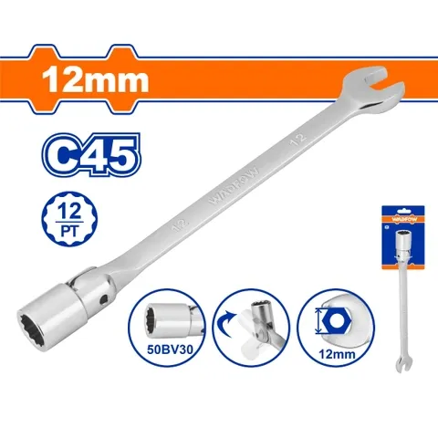Cờ lê tuýp lắc léo 12mm-Wadfow WTH1E12