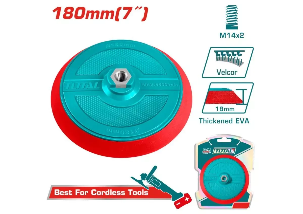 Đế đánh bóng kèm tán 180mm-TOTAL-TAC18051