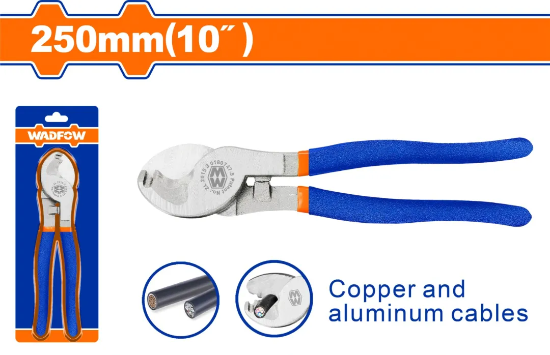 kìm cắt cáp đầu nặng 10"/250mm-Wadfow WCT2610